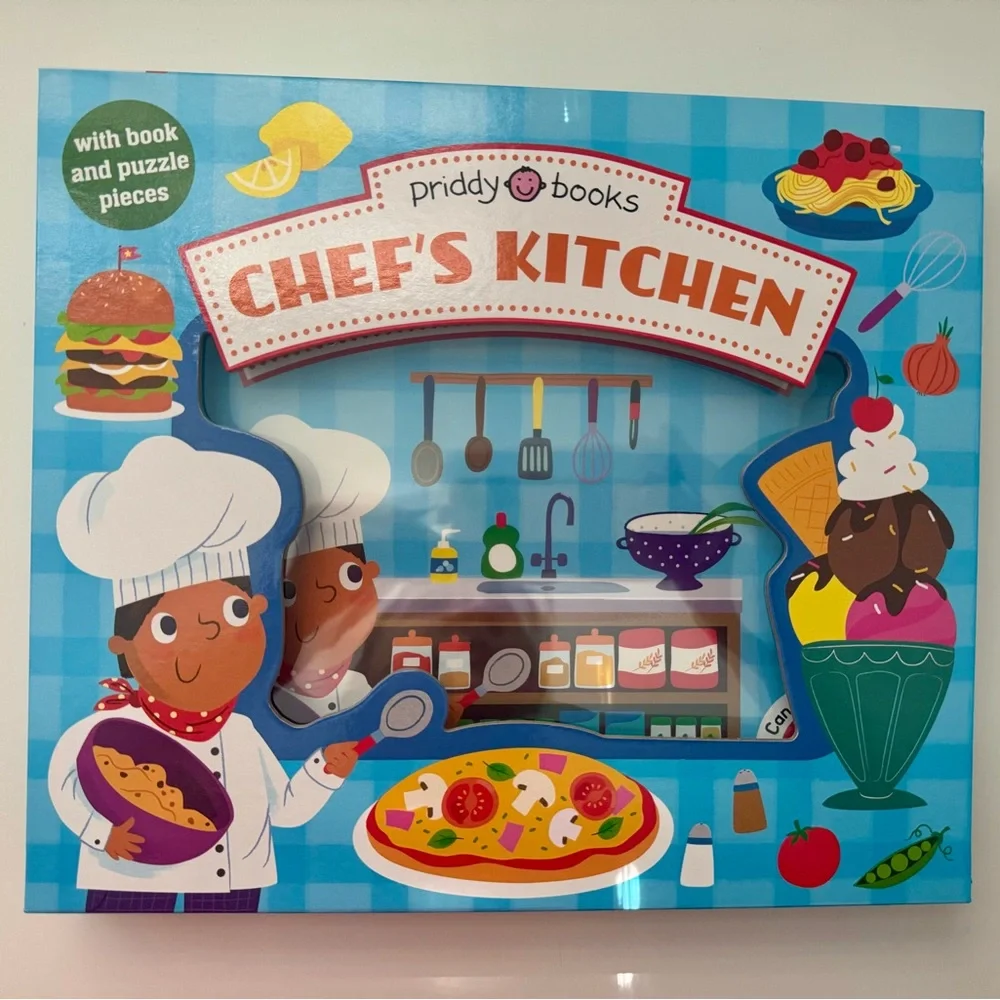 Chef's Kitchen Puzzle Book - Colorful